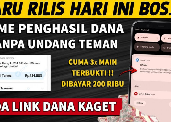 SELAMAT Rp 200 Ribu Masuk Akunmu! Cara Mendapatkan Saldo DANA Gratis dari Game Bubble Crush