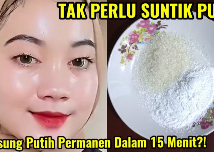 2 Cara Praktis Memutihkan Wajah Pakai Bahan Alami Dapur, Ampuh Bikin Wajah Mulus Glowing Bebas Noda Hitam 