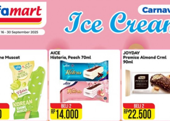  Promo Ice Cream di Alfamart, Hanya Sampai 30 September 2025! 
