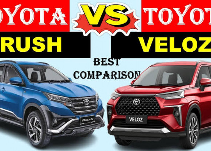 Komparasi Mobil : Toyota Rush GR Sport dengan Toyota Veloz 2024, Harganya Sama 300 Jutaan Pilih Mana