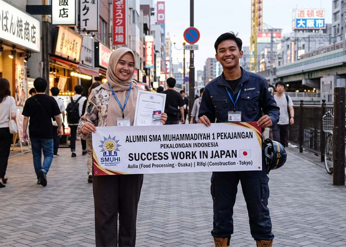 Dari Pekajangan ke Jepang, Kisah Inspiratif 2 Alumni SMA Muhammadiyah 1 Pekajangan Pekalongan