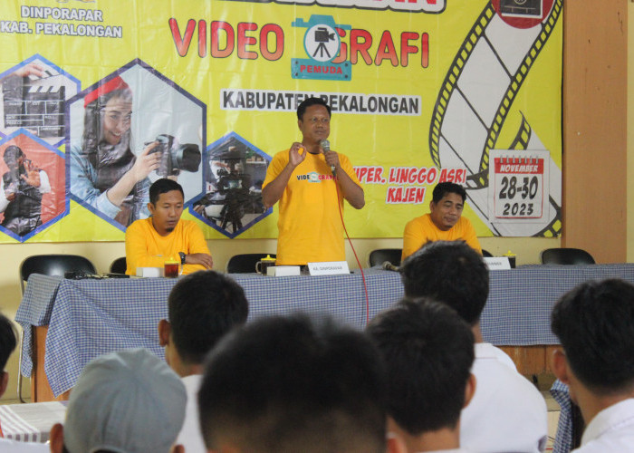 Dinporapar Adakan Pelatihan Videografi Muda kepada Pelajar di Kabupaten Pekalongan