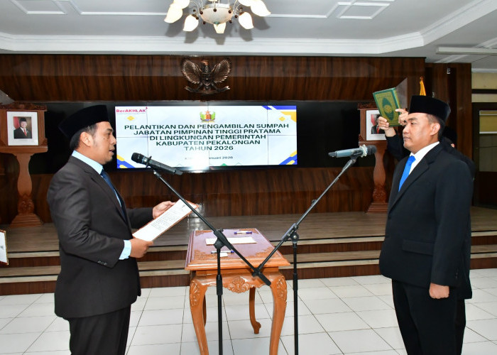 Ajid Suryo Pratondo Resmi Dilantik Jadi Kepala BKPSDM Kabupaten Pekalongan