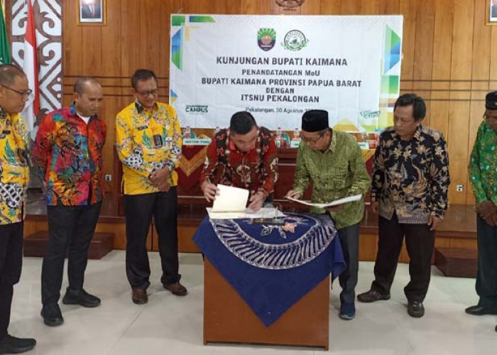 ITS NU Pekalongan Teken MoU Dengan Pemda Kaimanan Papua Barat