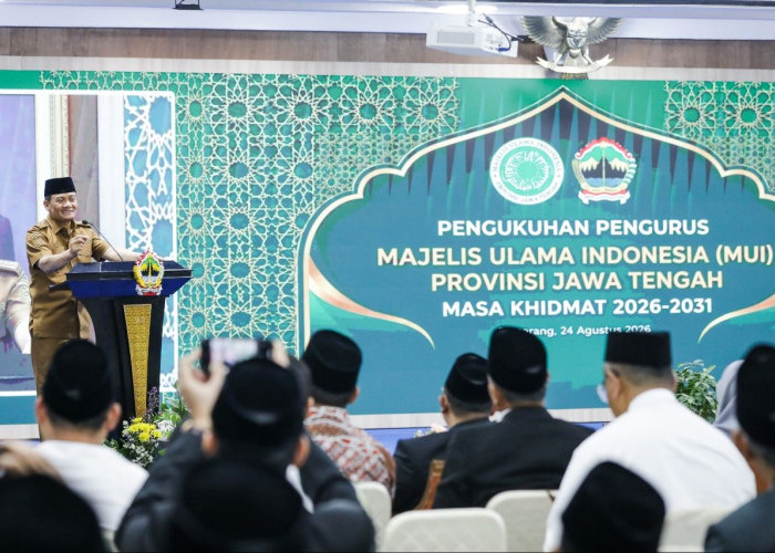 Pengurus MUI Jateng Dikukuhkan, Ahmad Luthfi Ajak Perkuat Sinergi Bangun Daerah