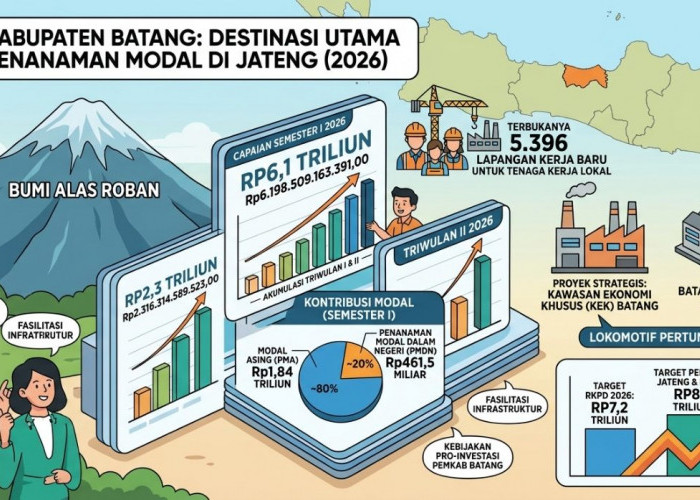 Realisasi Investasi Batang Tembus Rp6,1 Triliun pada Semester I 2026, Serap 5.396 Tenaga Kerja
