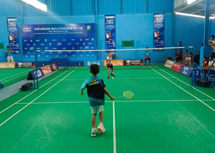 60 Pebulu Tangkis Muda Ramaikan Kejurkab ke-18 di Kabupaten Pekalongan