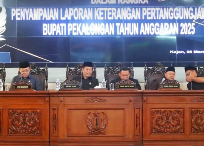 DPRD Kabupaten Pekalongan Gelar Rapat Paripurna Penyampaian LKPJ Bupati 2025