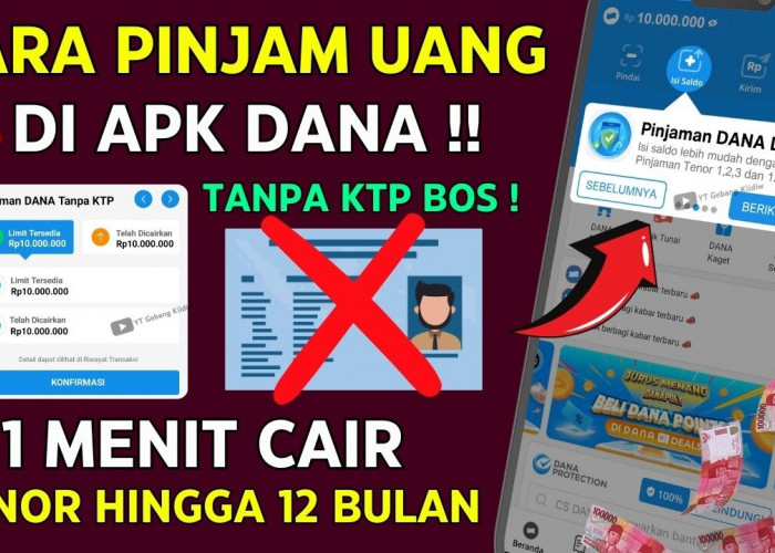 Resmi dari OJK! Cara Pinjam Saldo DANA Tanpa Dana Paylater dan Dana Cicil, Buktikan Sekarang Juga!