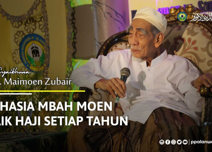 Mau Tahu Amalan dari Mbah Moen untuk Bisa Naik Haji? K.H. Maimoen Zubair : Baca Ini Agar Mudah Naik Haji