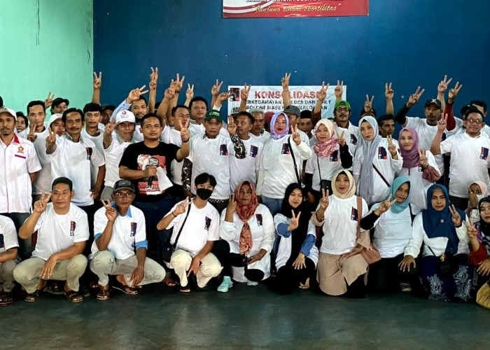 Siap Menangkan Satu Putaran, Relawan Prabowo-Gibran di Kabupaten Pekalongan Turun Wilayah Pinggiran