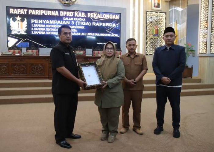 Pemkab Pekalongan Sampaikan 3 Raperda dalam Rapat Paripurna DPRD Kabupaten Pekalongan