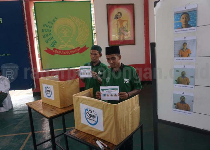 Unik, WBP Lapas Batang Pilih Ketua Santri Ala Pemilu