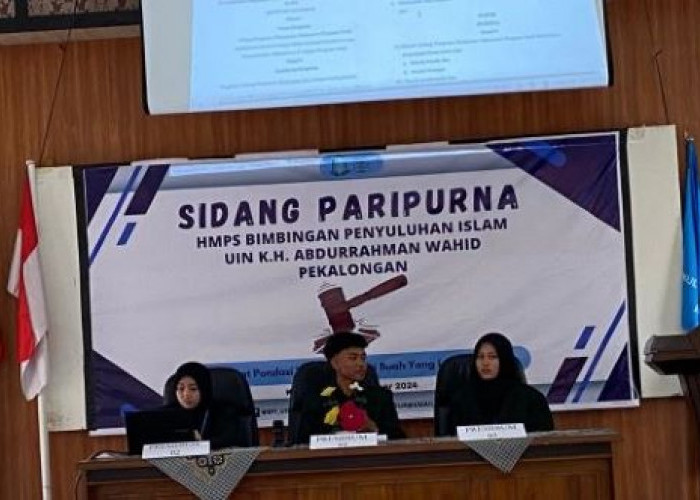 Sidang Paripurna HMPS BPI UIN KH Abdurrahman Wahid Pekalongan, Ini Komitmen HMPS BPI UIN Gus Dur