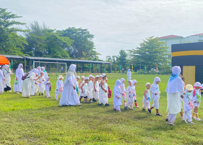Ratusan Anak PAUD Aisyiyah Pekalongan Antusias Ikuti Manasik Haji, Tanamkan Jiwa Religius Sejak Dini