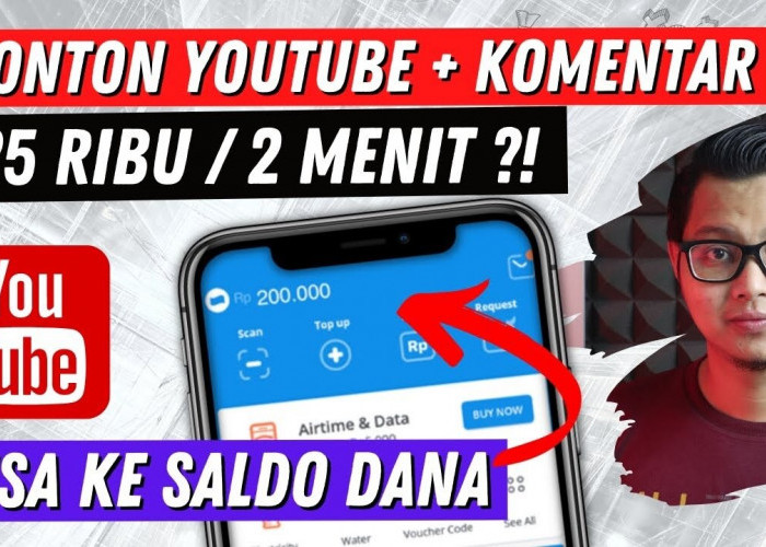 Dibayar Hanya dengan Nonton Video YouTube dan Kasih Komentar, Cara Mudah Hasilkan Uang Tanpa Modal!