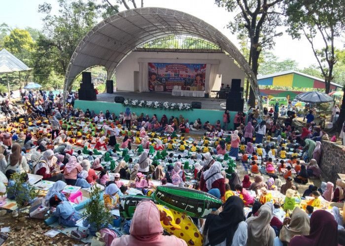 Ribuan Anak Meriahkan Linggo Asri, Lomba Mewarnai Dorong Pariwisata dan UMKM