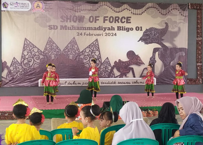 SD Muhammadiyah Bligo 01 Gelar Show of Force, Hadirkan Lomba Tari dan Lomba Rangking Satu