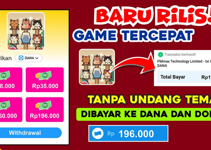 Game Kucing Penghasil Uang Hingga 200 Ribu Dalam Sehari! Aplikasi Game Penghasil Saldo Dana Tercepat