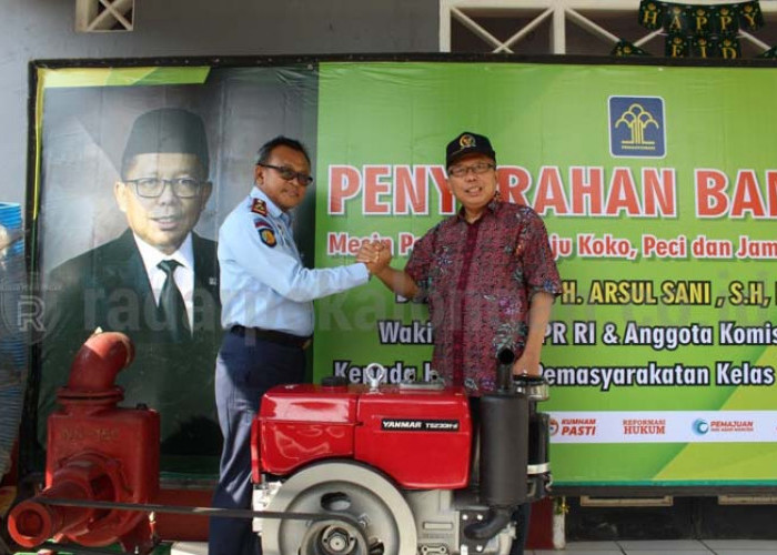 Lapas Pekalongan Terima Bantuan Pompa Air dari Wakil Ketua MPR