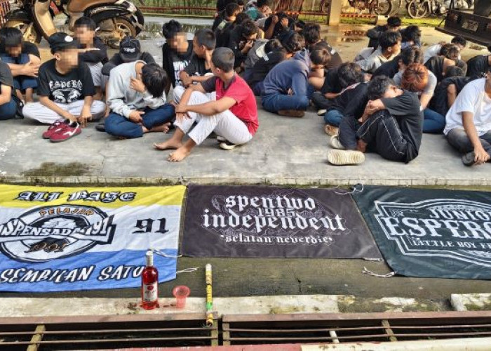 59 Pelajar SMP di Doro Pekalongan Diamankan Polisi Saat Konvoi Kelulusan, Ada Miras dan Petasan