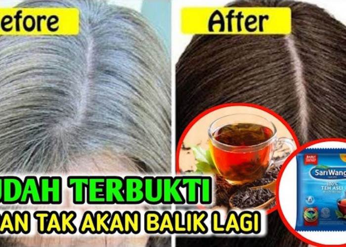 4 Bahan Alami Penghitam Rambut Uban, Begini Cara Menggunakannya Agar Hitam Permanen 