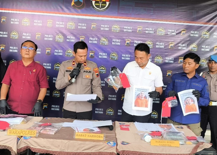 Polres Batang Bongkar Jaringan Narkoba dan Obat Keras Ilegal, 5 Tersangka Diamankan