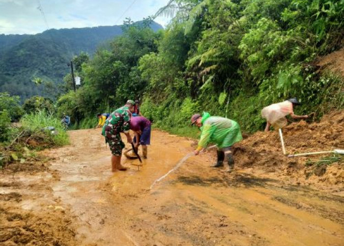 4 Titik Longsor di Petungkriyono Kabupaten Pekalongan, Rumah Dihajar Tanah Longsor di Desa Depok Lebakbarang