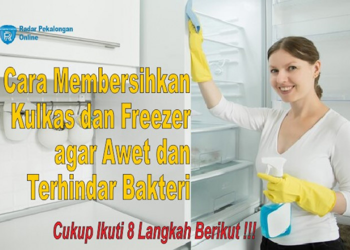 Ini Dia Cara Membersihkan Kulkas dan Freezer agar Awet dan Terhindar Bakteri, Cukup Ikuti 8 Langkah Berikut!