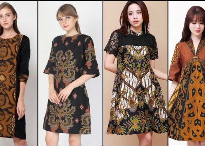 Ingin Tampil Feminin? Inilah 5 Rekomendasi Model Dress Batik Modern yang Sedang Viral, Para Wanita Wajib Tahu
