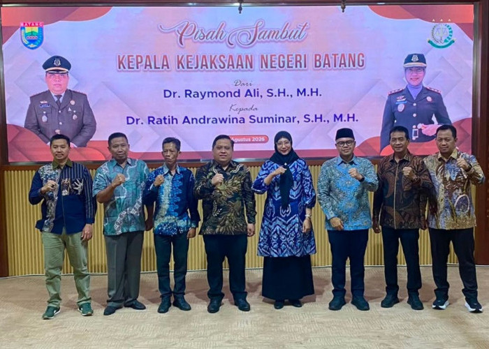 Pisah Sambut Kajari Batang, Bupati Apresiasi Pengembalian Uang Negara Rp7 Miliar