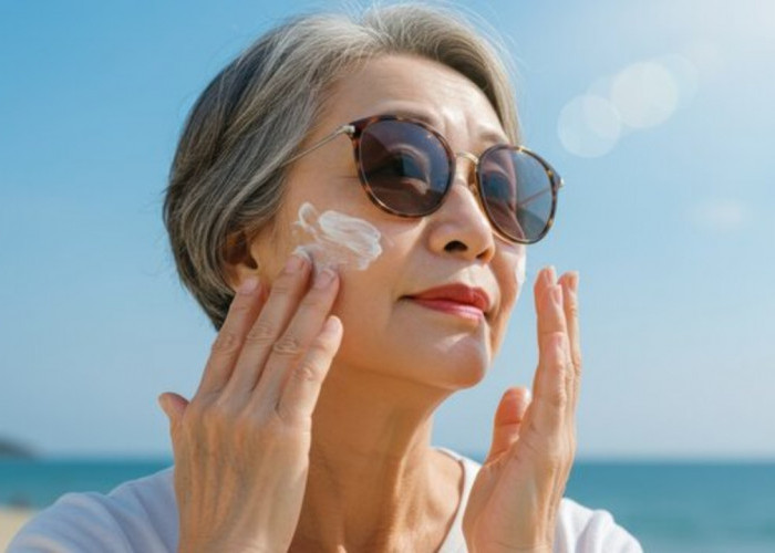 5 Rekomendasi Sunscreen yang Cocok untuk Kulit Kering Usia 50 Tahun