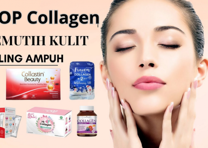 4 Rekomendasi Merek Collagen Pemutih Seluruh Badan BPOM Terbaik,Kulit Hitam Gelap Jadi Putih Glowing Awet Muda