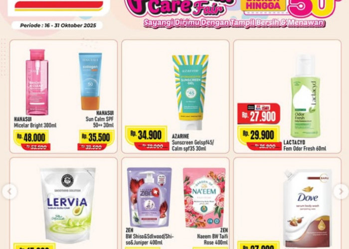 Sabun Mandi Mulai dari 15 Ribuan, Ini Daftar Lengkap Promo Produk Body Wash di Alfamart 