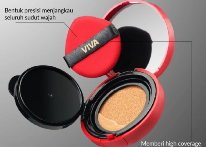 NEW PRODUCT! Cushion Terbaru Viva Cosmetics yang Bikin Wajah Tampak Lebih Halus