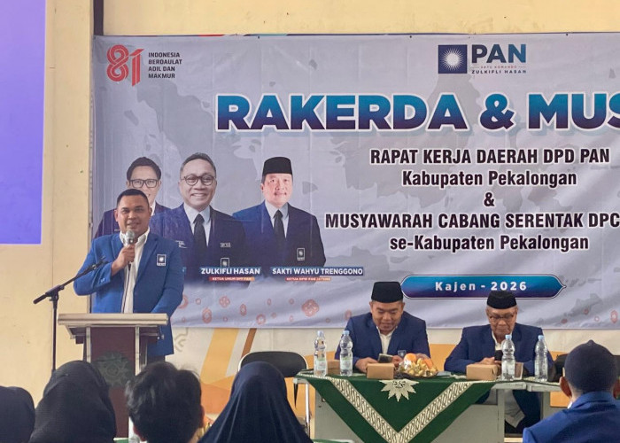 Rakerda dan Muscab Serentak, PAN Kabupaten Pekalongan Targetkan Tujuh Kursi DPRD
