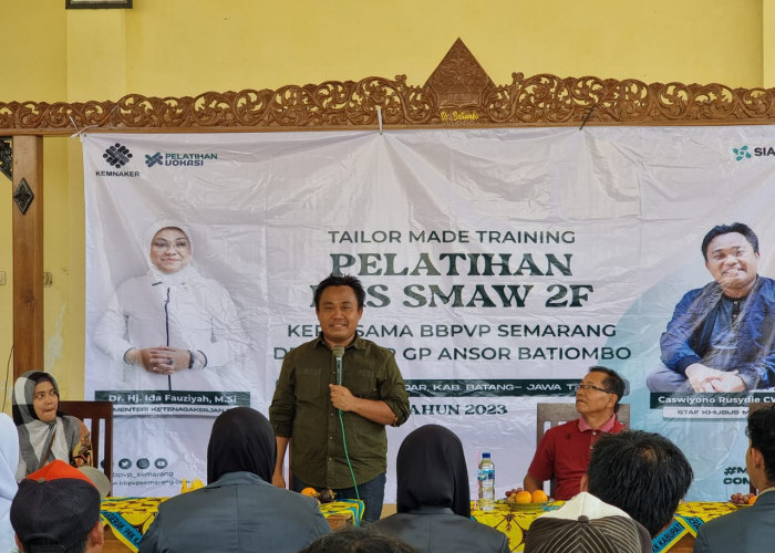 Warga Desa Penyangga Batang Industrial Park Dilatih Sertifikasi Kompetensi Konstruksi oleh Kemnaker