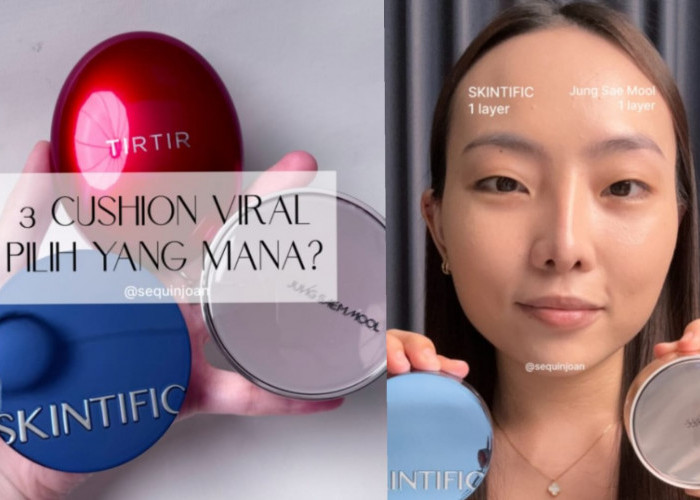 Review Jujur 3 Cushion Viral dengan Coverage Tinggi Flawless Kaya Wanita Korea, Ada dari Skintific Terbaru!