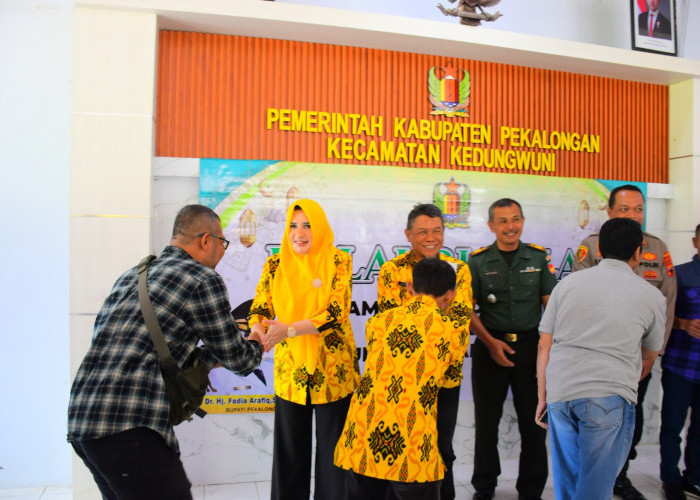 Halal Bihalal, Bupati Pekalongan Fadia Arafiq Silaturahmi dengan Tokoh dan Masyarakat Kedungwuni