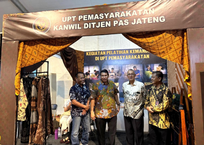 Semarakkan Pekan Batik Nusantara 2026, Lapas Pekalongan Pamerkan Karya Warga Binaan