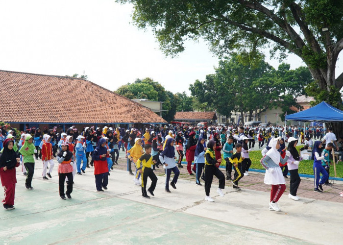 Ratusan Siswa Muhammadiyah Kabupaten Pekalongan Unjuk Aksi di Lomba Senam Anak Hebat