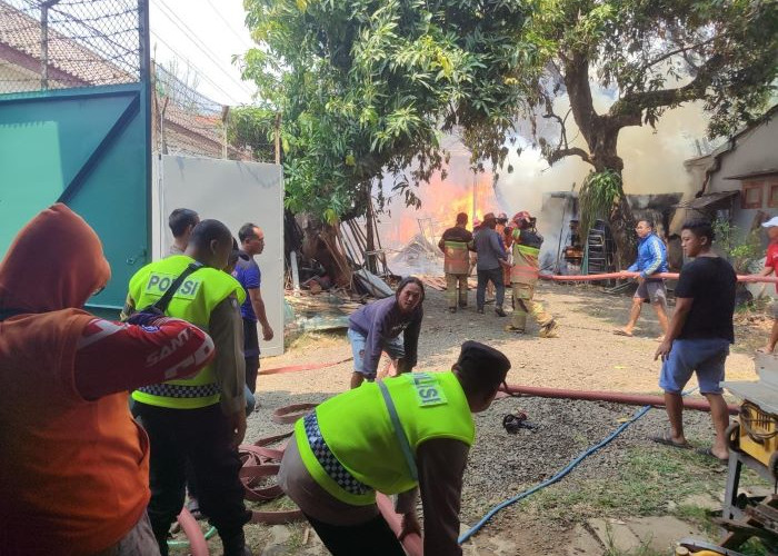Sisa Bara Pembakaran Sampah Picu Gudang Kayu di Kedungwuni Terbakar, Kerugian Capai Rp100 Juta
