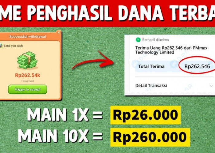 3 Langkah Mendapatkan Saldo DANA Gratis Hingga Rp 262 Ribu dari Game, Warga Pekalongan Wajib Tau!