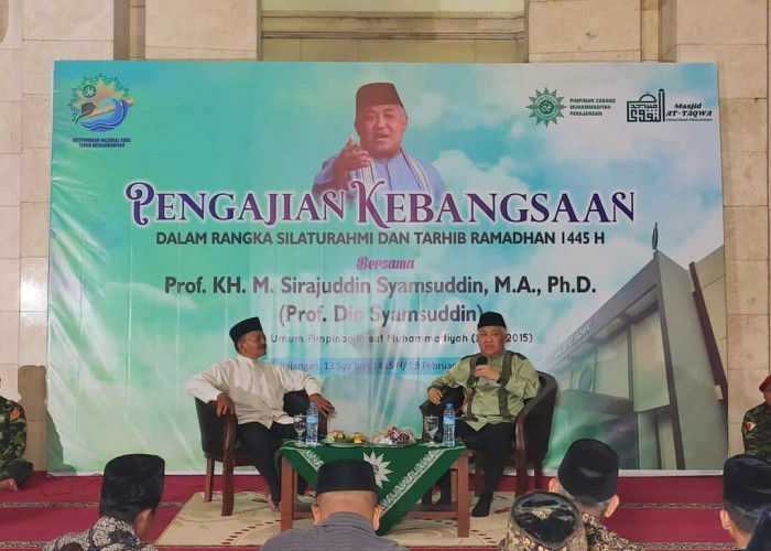 Pengajian Kebangsaan, Silaturahmi dan Tarhib Ramadhan Bersama Prof.Din Syamsuddin