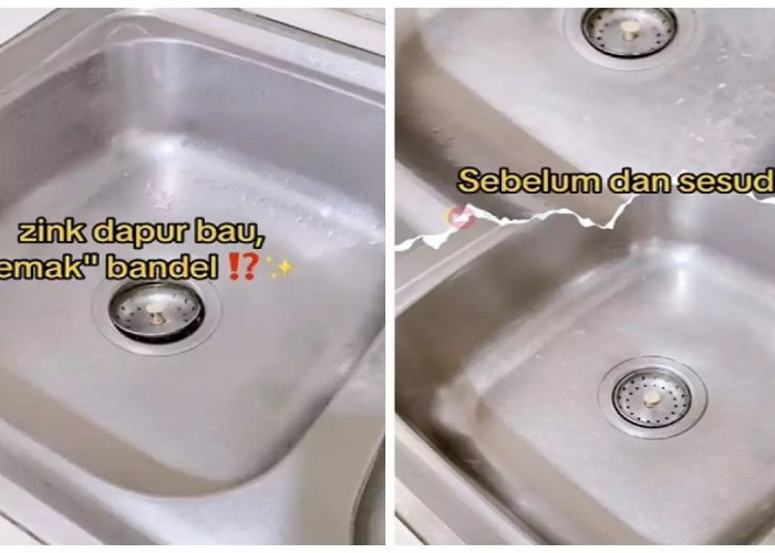 Trik Ampuh Atasi Wastafel Bau dan Kusam dengan 2 Bahan Dapur, Hasil Kinclong Tanpa Sitrun