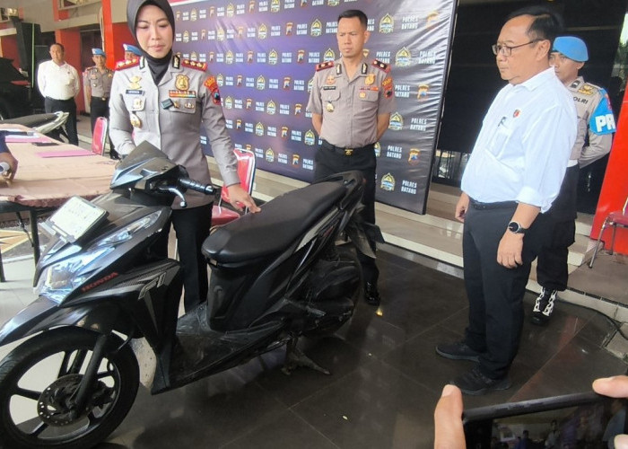 Polres Batang Bekuk Pelaku Curanmor di Perumahan, Satu DPO Diburu