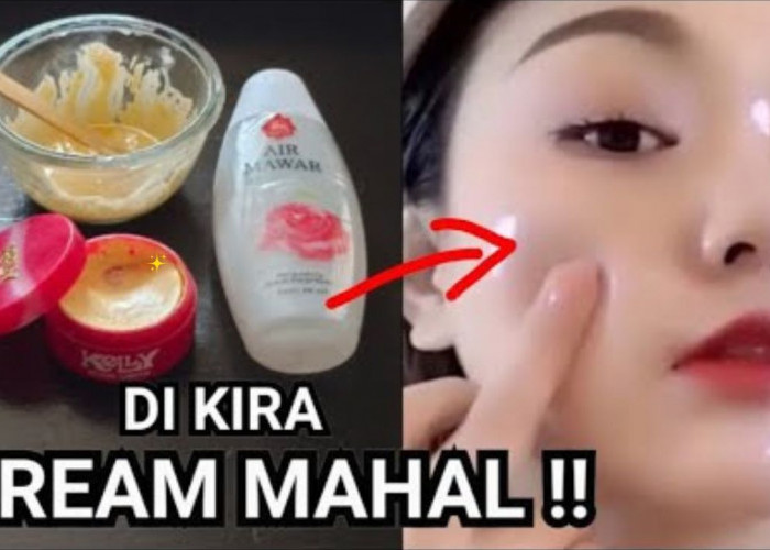 Begini Cara Membuat Wajah Glowing dengan Bedak Kelly dan Air Mawar Viva, Cuma 3 Langkah!