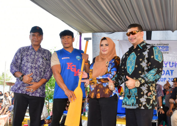 Bupati Fadia Buka Lomba Dayung Bemtos Open CUP 2024 di Wonokerto, Akan Berikan Bantuan Perahu Karbon