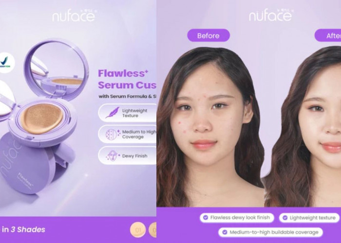 Review Nuface Flawless+ Serum Cushion with SPF 30 PA+++, Efektif Samarkan Dosa-Dosa di Wajah