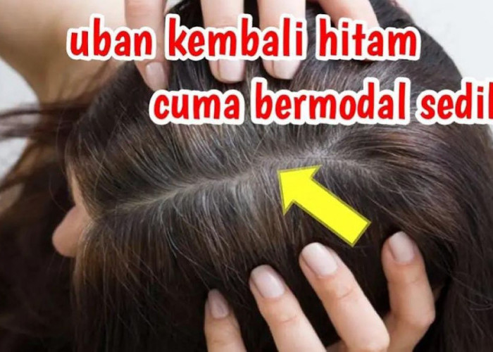 3 Cara Cepat Menghilangkan Uban Sampai Ke Akar Dalam 1 Malam, Bikin Rambut Hitam Merata